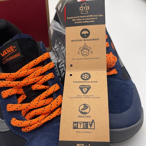 Vans WMNS Blue and Orange Sneakers Ultrarange Exo
Dress Blues/Black
VN0A5KS4LKV - Picture 16 of 16